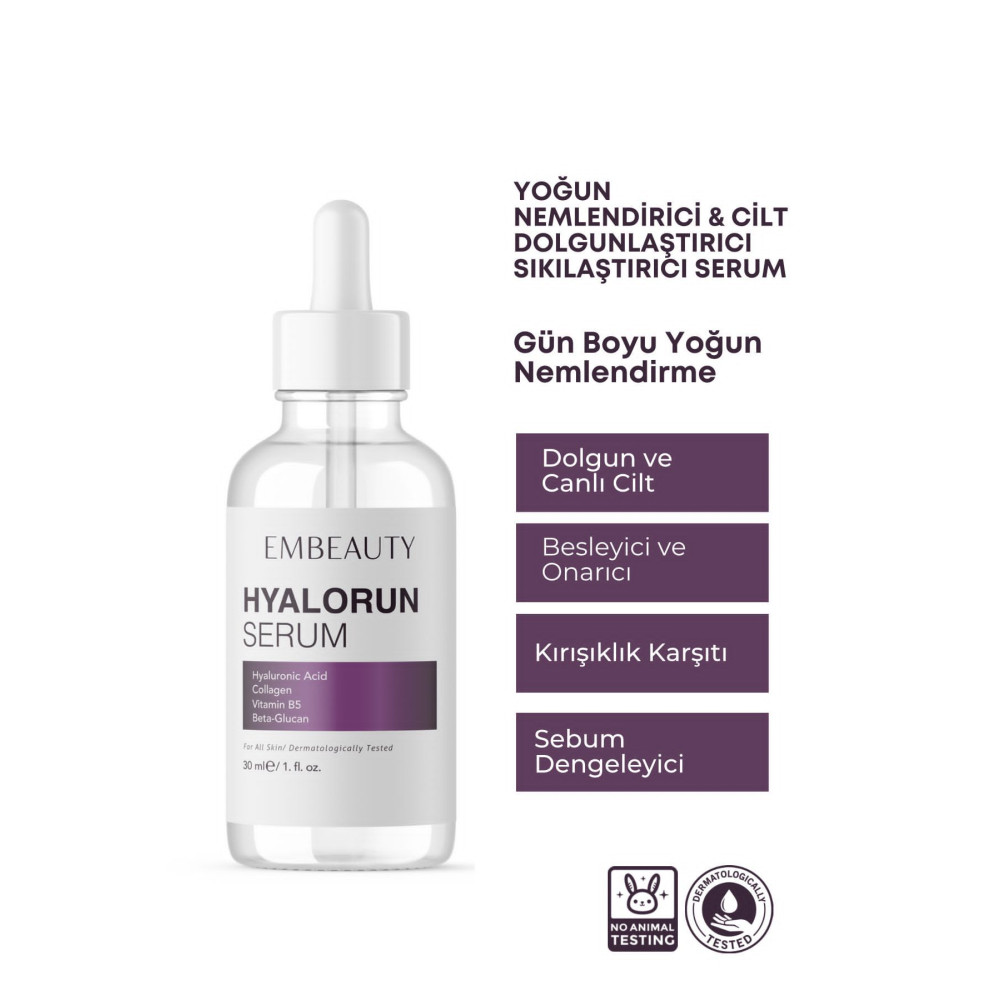 Embeauty Yoğun Nemlendirici Dolgunlaştırıci Besleyici Onarıcı Sıkılaştırıcı Cilt Bakım Serumu 30ml Cilt ve Yüz Bakımı Fiyatı