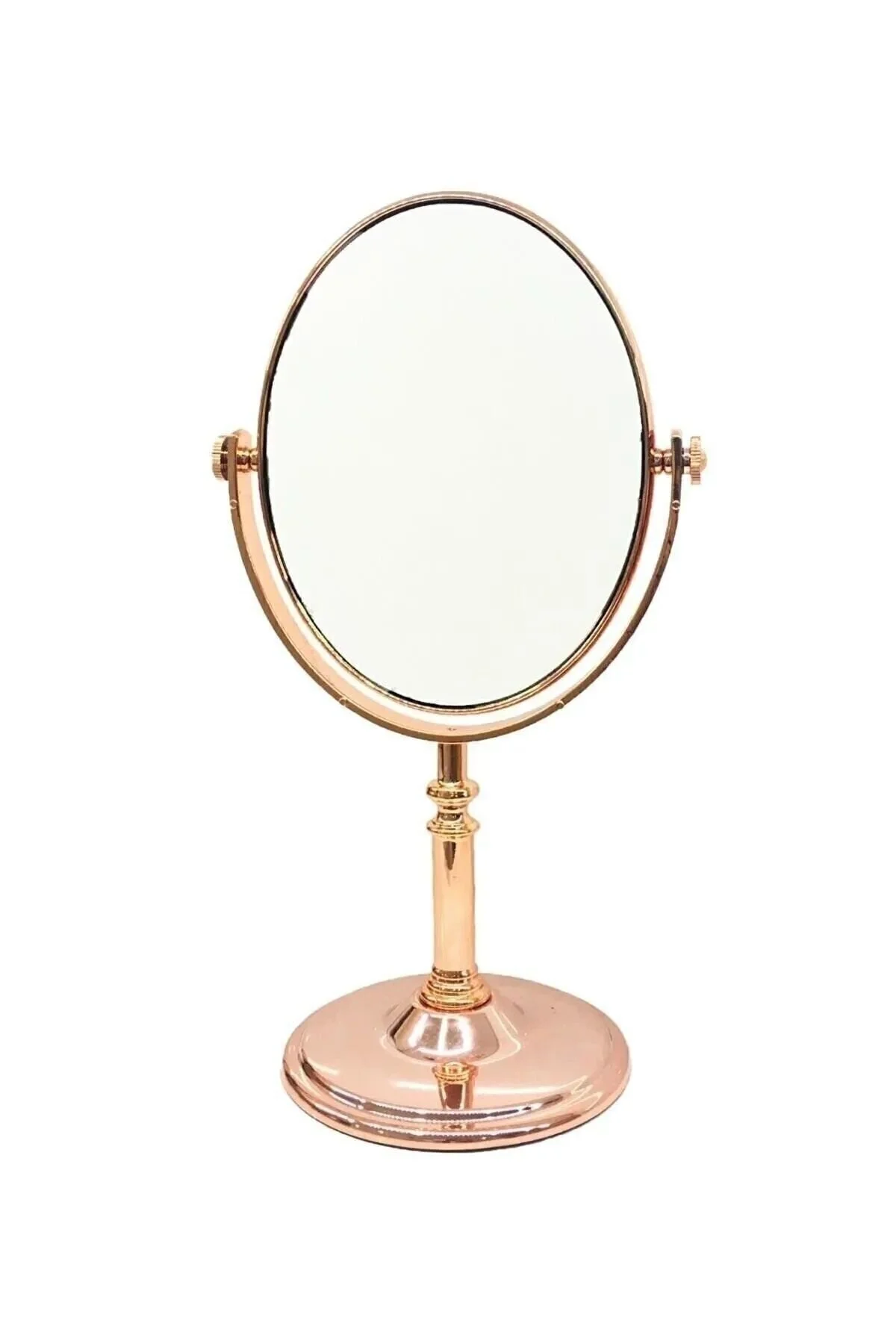 emdeco Rose Makyaj Traş Aynası Çift Taraflı Büyüteçli Büyük Boy Ayaklı Oval Ayna" Ayna Fiyatı