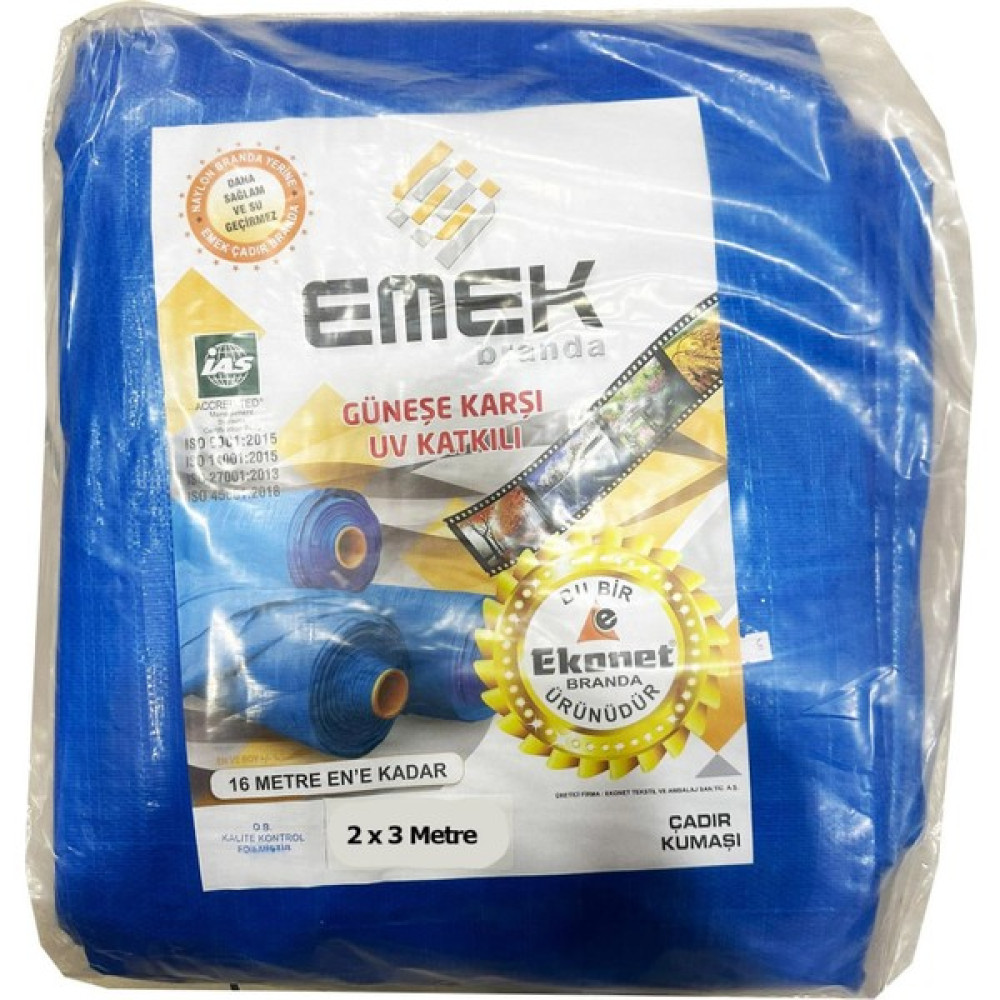 Emek Çadır Kumaşı Branda Tente Uv Güneşlik Gölgelik Koruma Yağmur Su Geçirmez - 2x3 Metre - 1 Paket Çadır Fiyatı