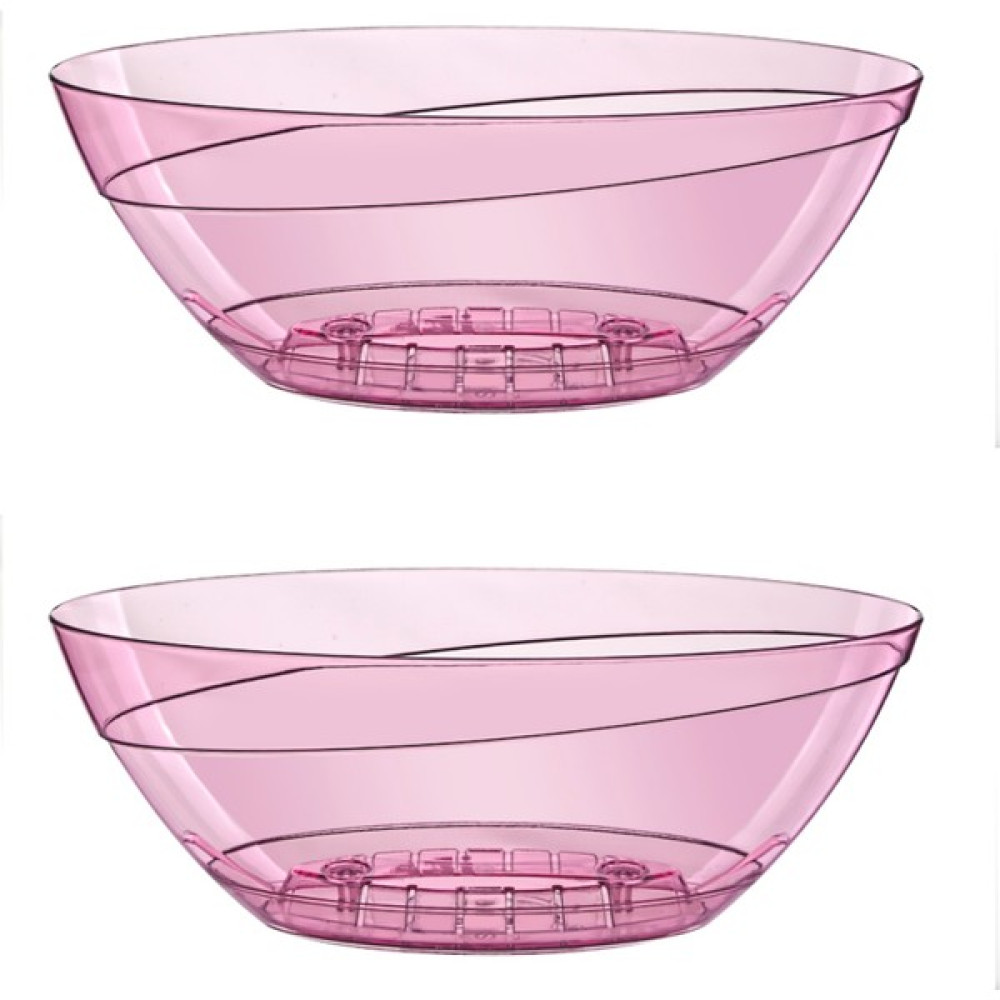 Emek Dekoratif 2'li - Tabaklı Oval Orkide Saksı 3.8 lt Pembe Saksı ve Aksesuarları Fiyatı