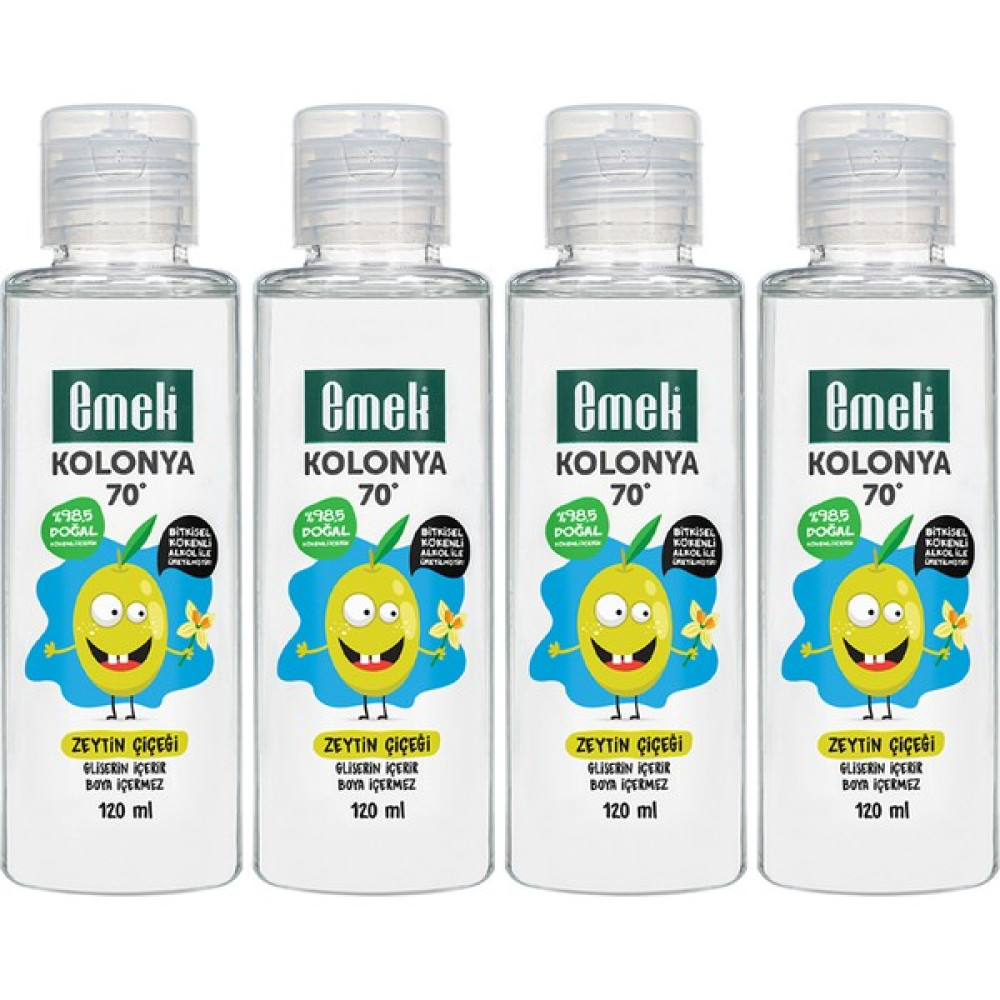 Emek Gliserinli Çocuk Kolonyası / Zeytin Çiçeği - 4 Adet 120 ml Oto Boyaları Fiyatı