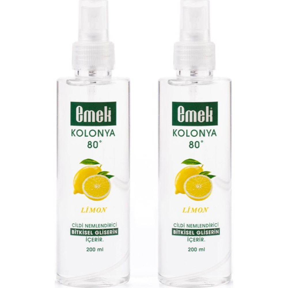 Emek Gliserinli Kolonya Limon 2 Adet 200 ml Sprey Oto Boyaları Fiyatı