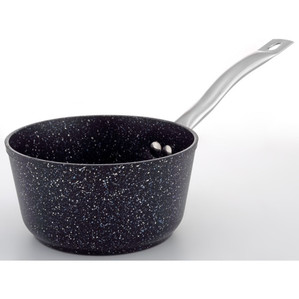 Emel 14 cm Gümüş Kulplu Ezme Set - Siyah Tencere / Tava Setleri Fiyatı
