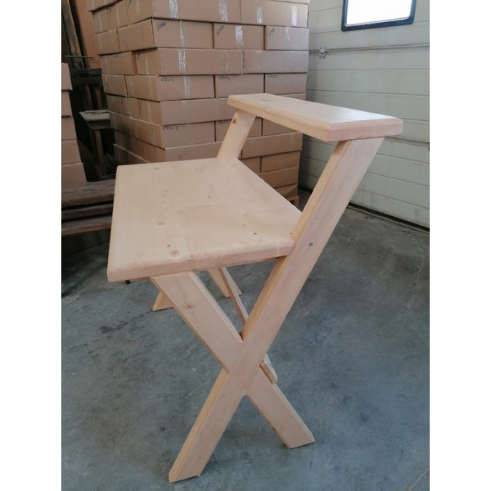 Emel Ahşap Doğal Masif Ahşap Çalışma Masası, 98X55CM, Bilgisayar-Ofis Masası - 98 x 55 cm - Naturel Çalışma Masası Fiyatı