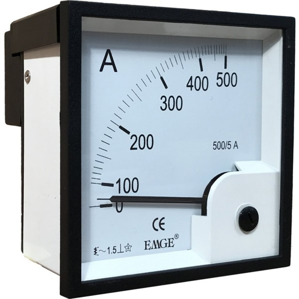 Emge Ampermetre 500/5A 96X96 Ac Diğer Test ve Ölçüm Cihazları Fiyatı