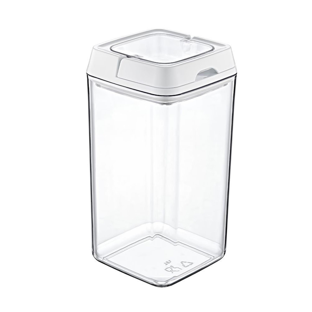 Emhouse 1,5 Litre Kare Kilitli Kristal Saklama Kabı (MRM-18607) Oto, Bahçe, Yapı Market Fiyatı
