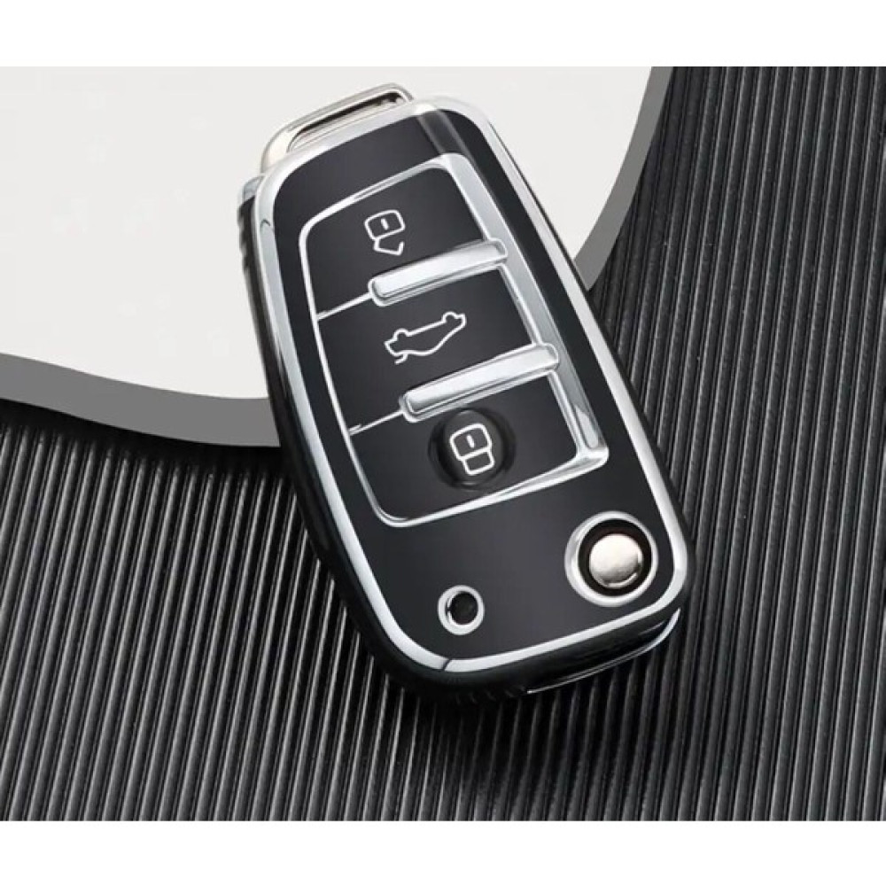 Emii Auto Spare Parts Audi A1 A3 8p 8l A4 A5 B6 B7 B8 A6 A7 C5 C6 4f Q3 Q5 Q7 8V Anahtar Kılıfı - Siyah Anahtarlık Fiyatı