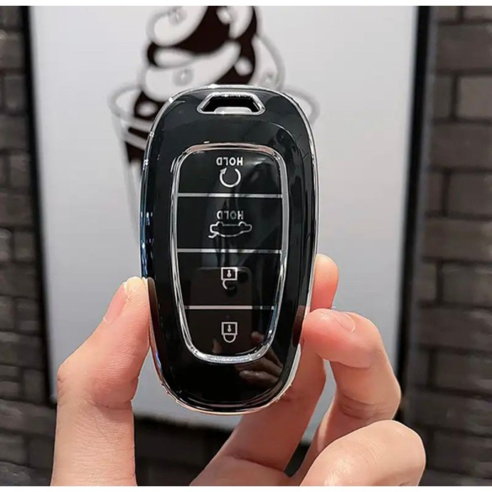 Emii Auto Spare Parts Hyundai 2021-22-23 Yeni Tucson Santa Fe Anahtar Kılıfı - Siyah Anahtarlık Fiyatı