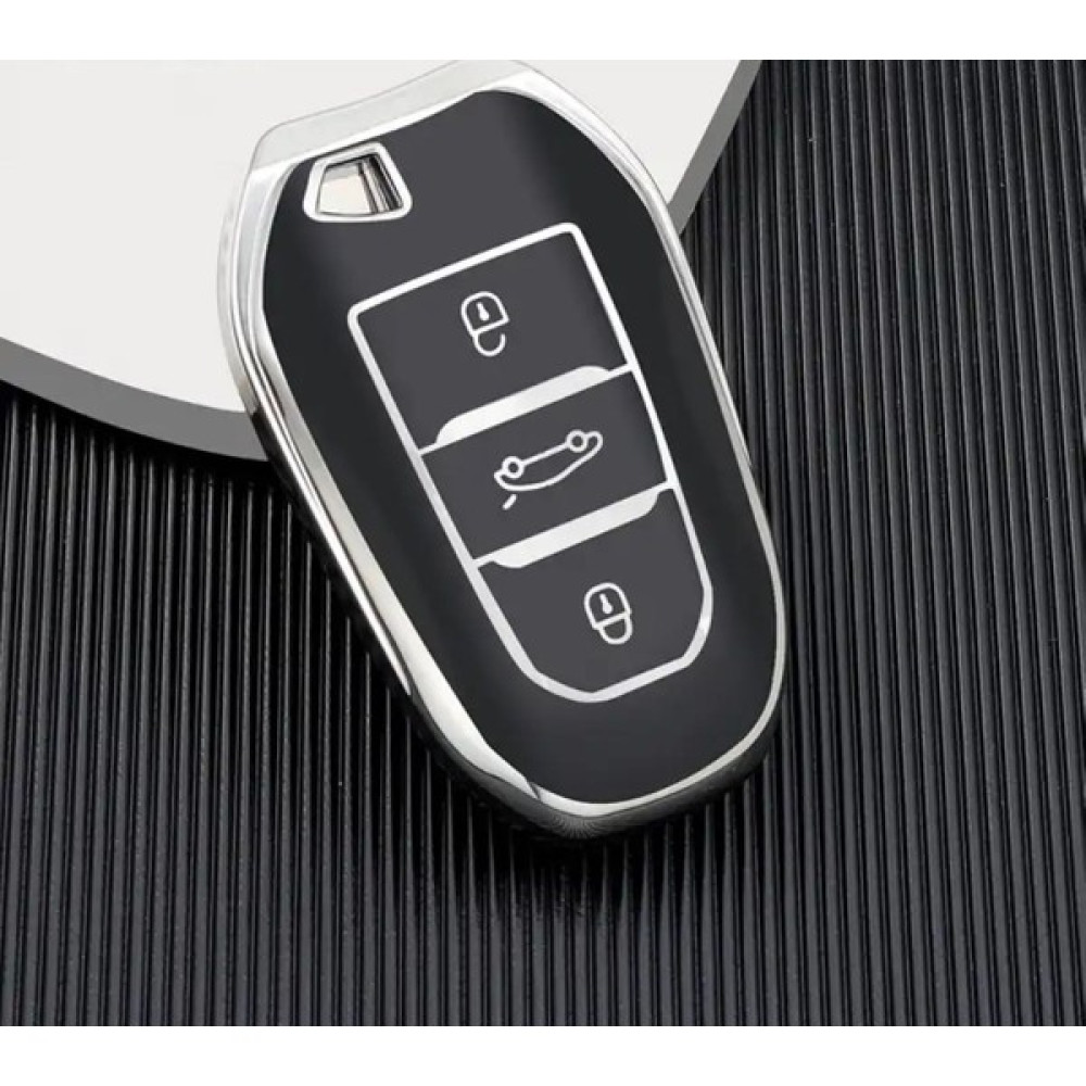 Emii Auto Spare Parts Peugeot Citroen Opel Toyota Ds Anahtar Kılıfı Sustasız Model - Siyah Anahtarlık Fiyatı