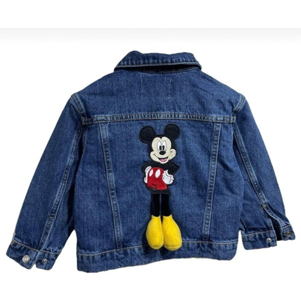 Emila Kids Kız Çocuk Mickey Mouse Mavi Denim Kot Ceket Kız Çocuk Mont Fiyatı