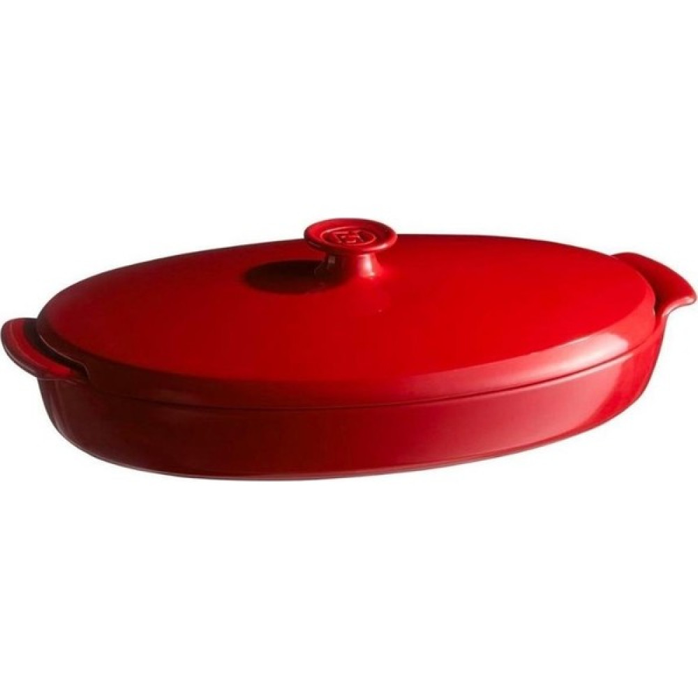 Emile Henry Balık/Buğlama/Fırın Kabı Oval 2.2 L Kırmızı/Burgundy Kek Kalıpları Fiyatı