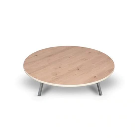 Emin Home 100 cm Metal Katlanır Ayaklı Ahşap Yer Sofrası
