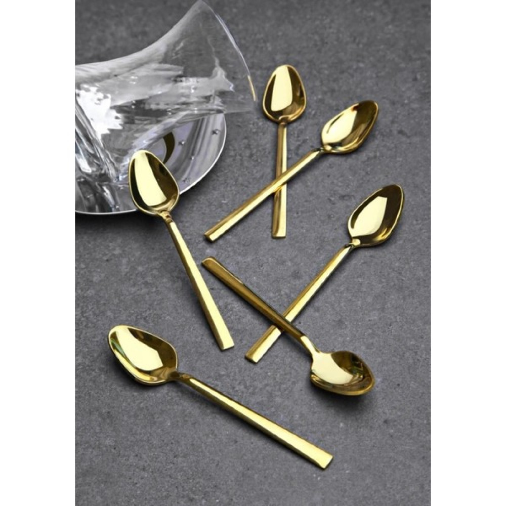 Emin Mutfak Pırlanta 6 Adet Gold Çay Kaşığı Çatal / Kaşık / Bıçak Takımları Fiyatı