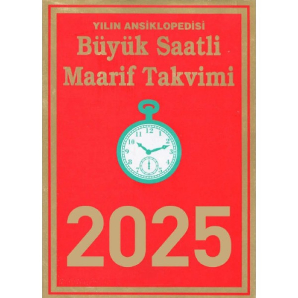 Eminönü Gezgini 2025 Saatli Maarif Duvar Takvimi Büyük Boy Takvim Fiyatı