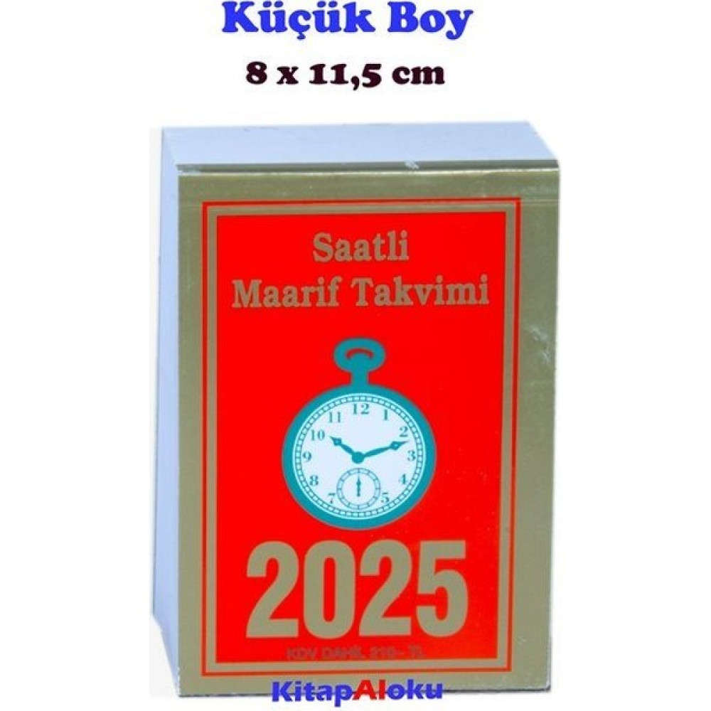 Eminönü Gezgini 2025 Saatli Maarif Duvar Takvimi Küçük Boy Takvim Fiyatı
