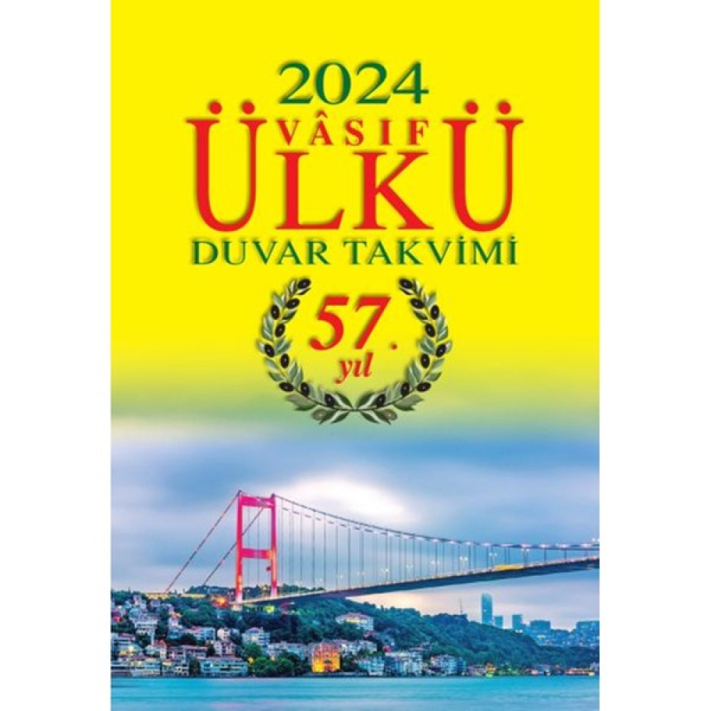 Eminönü Gezgini Ülkü 2024 Yılı Duvar Takvimi Takvim Fiyatı