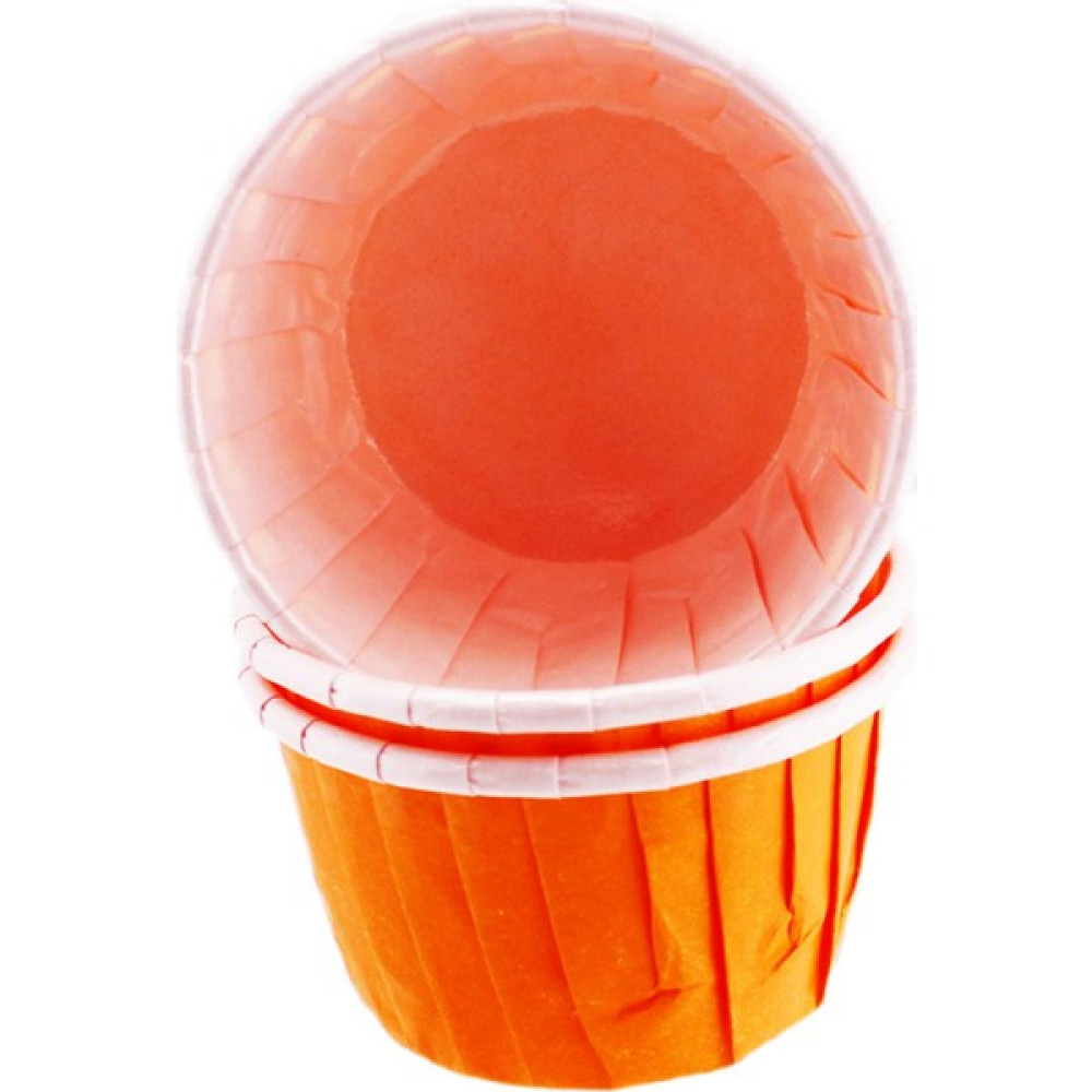 Eminönü Toptancı Cupcake Kalıbı Orta Boy Düz Renk 50*39 mm - 50 Adet Turuncu Kek Kalıpları Fiyatı