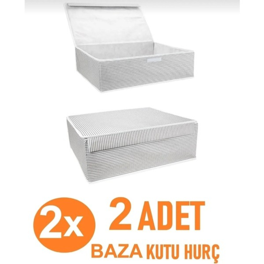 Emir-Ay 2 Adet Baza & Çekyat Altı Kutu Hurç 50X40X19CM Hurç Fiyatı