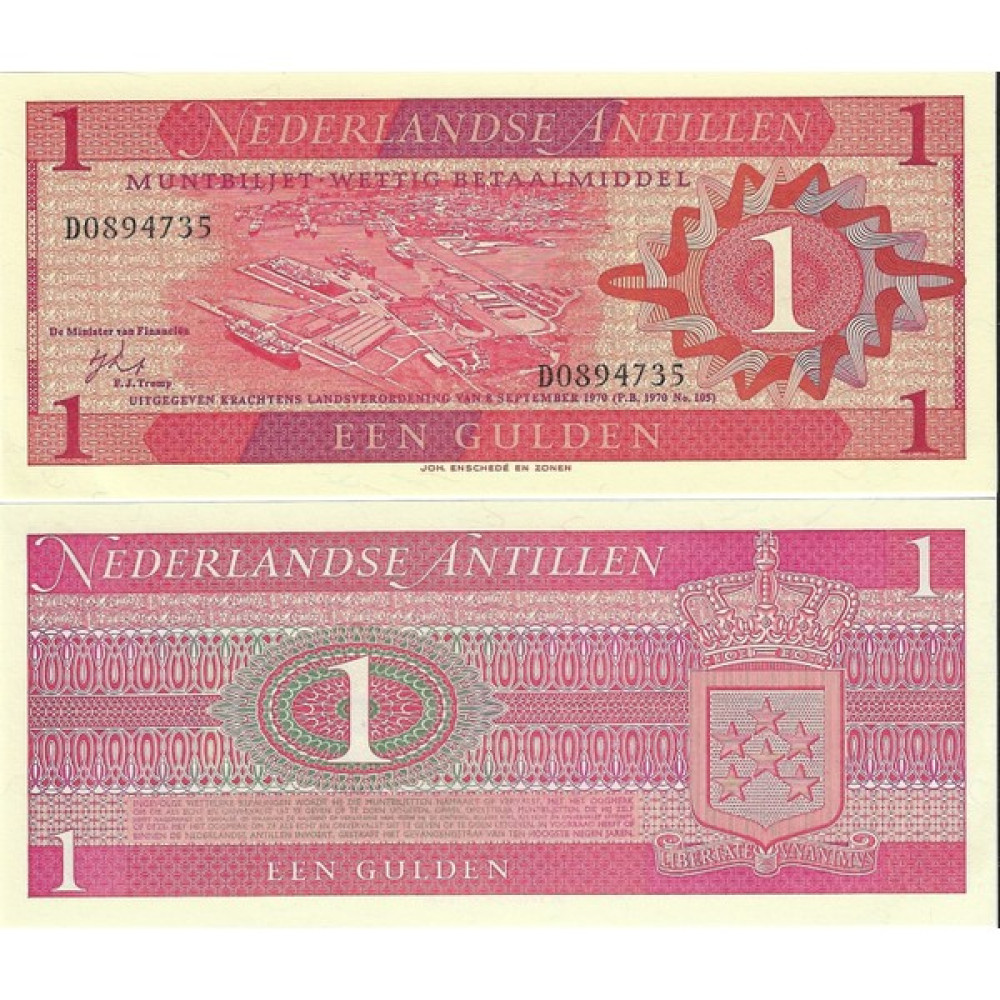 Emir Collection Hollanda Antilleri 1 Gulden Yabancı Kağıt Para Çil   Koleksiyon Para Oto Boyaları Fiyatı