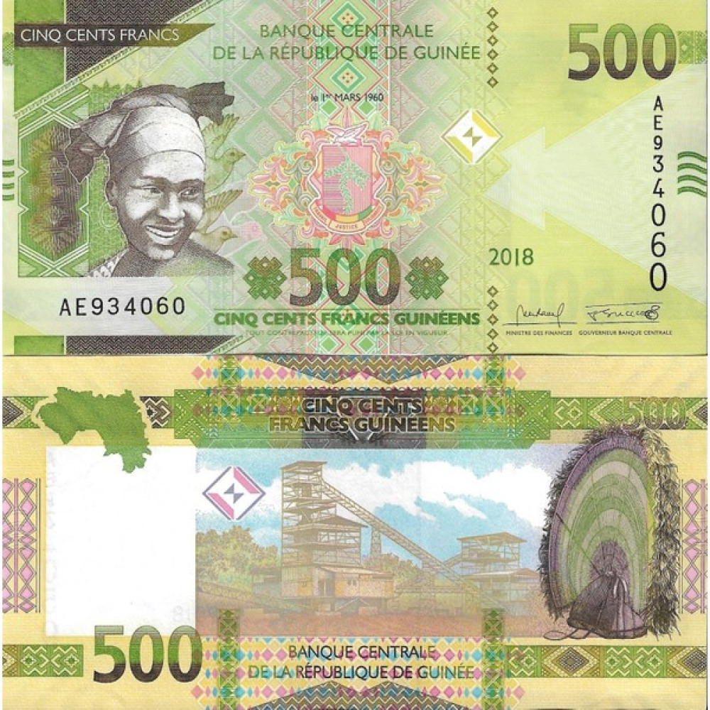 Emir Collection Yeni Gine 2018 Yılı 500 Francs Yabancı Kağıt Para Çil (Unc) Koleksiyon Para Oto Boyaları Fiyatı