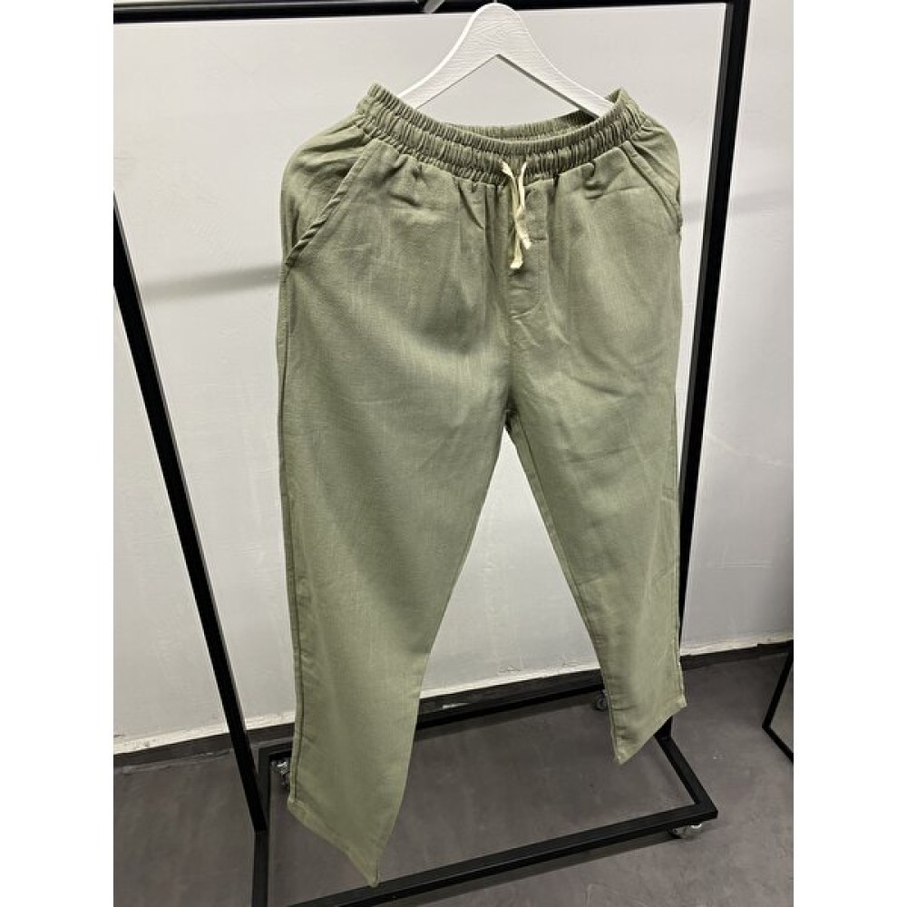 Emir Fashion Unisex Yazlık Beli Lastikli Keten Pantolon Rahat Kalıp Serin Tutan Büzme Ipli Keten Pantolon Erkek Pantolon Fiyatı
