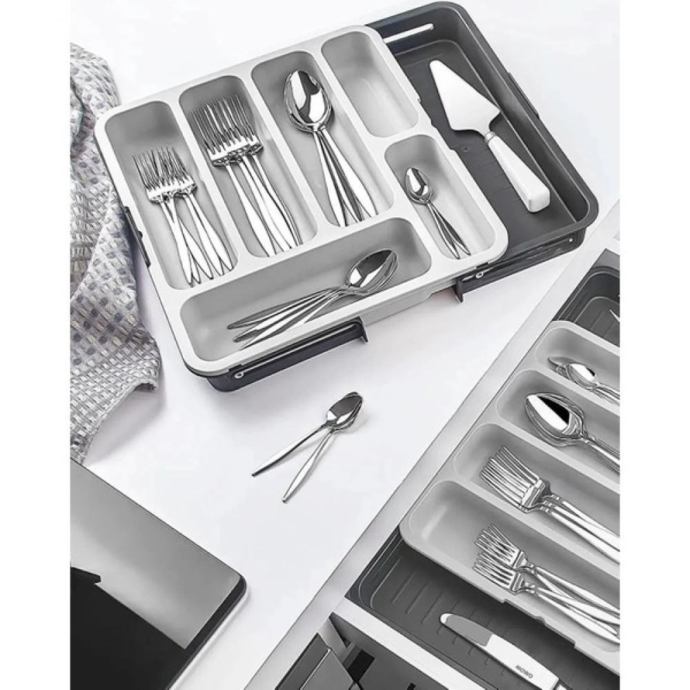 Emir Home Shop Ayarlanabilir Çift Taraflı Ayarlı Kayar Kızaklı Uzayabilen Pratik Çekmece Içi Kaşıklık Kepçelik Pratik Mutfak Gereçleri Fiyatı
