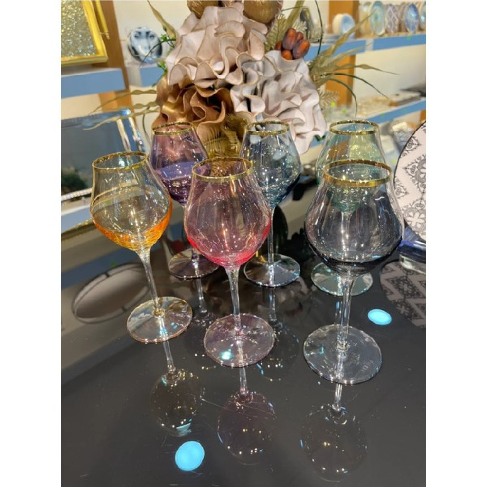 Emir Home Shop Kahve Yanı Kristal Özel Su Bardağı 6'lı Italyan Tasarım Set Çeyizlik Bardak - Made In Italy Fincan / Bardak / Kahve Takımı Fiyatı