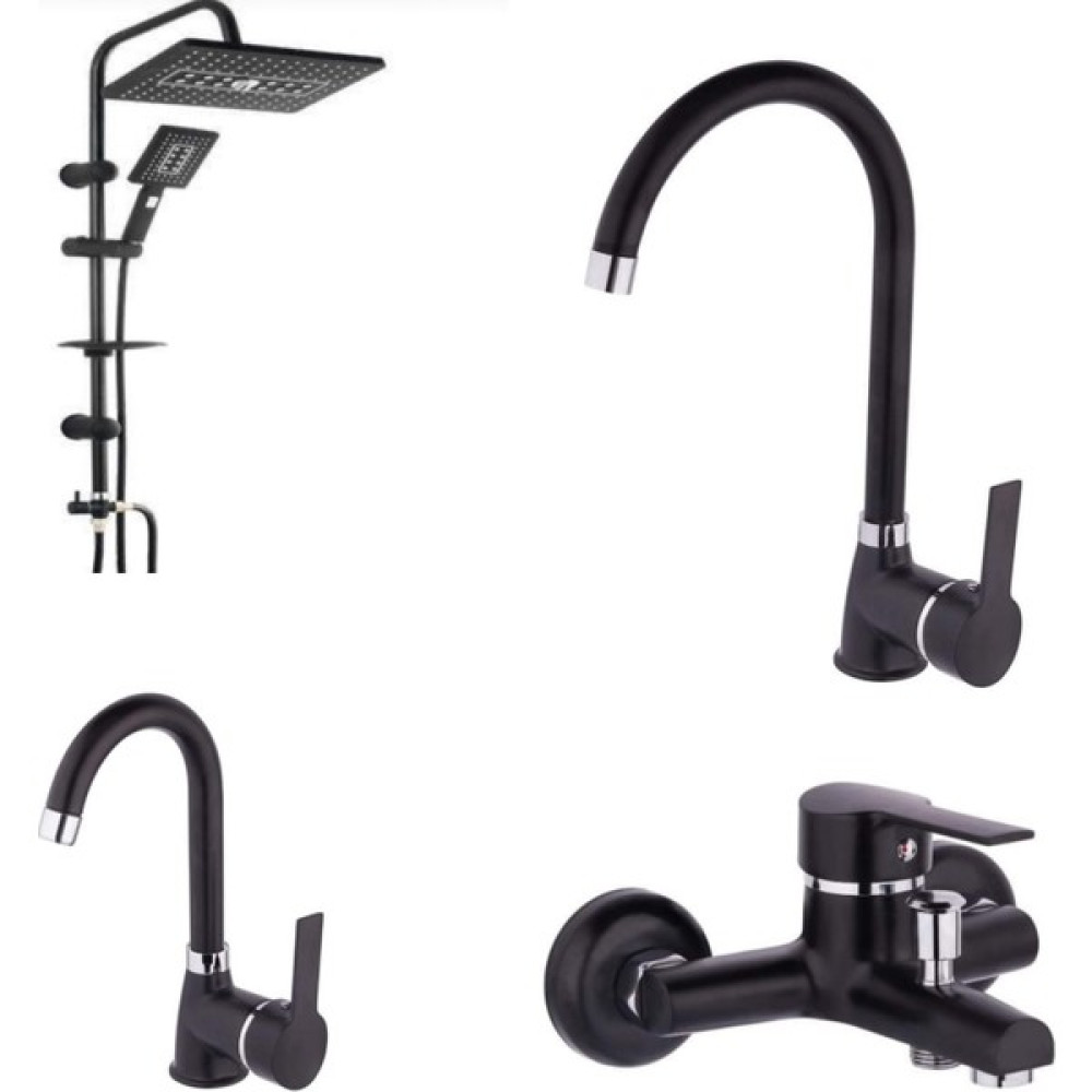 Emir Siyah Mutfak Lavabo Banyo Set (Gümüş Ara),4 Parça Oto Boyaları Fiyatı