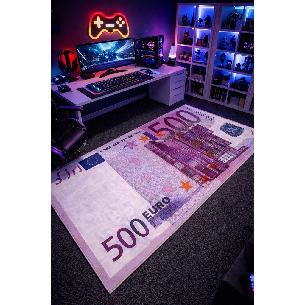 Emiroğlu Gerçek 500 Euro Desen Yıkanabilir Kaymaz Dot Taban Süngerli Halı-Dijital Baskı,Dikkat Çekici Tasarım - 100 x 200 cm SSD / Solid State Drive Fiyatı