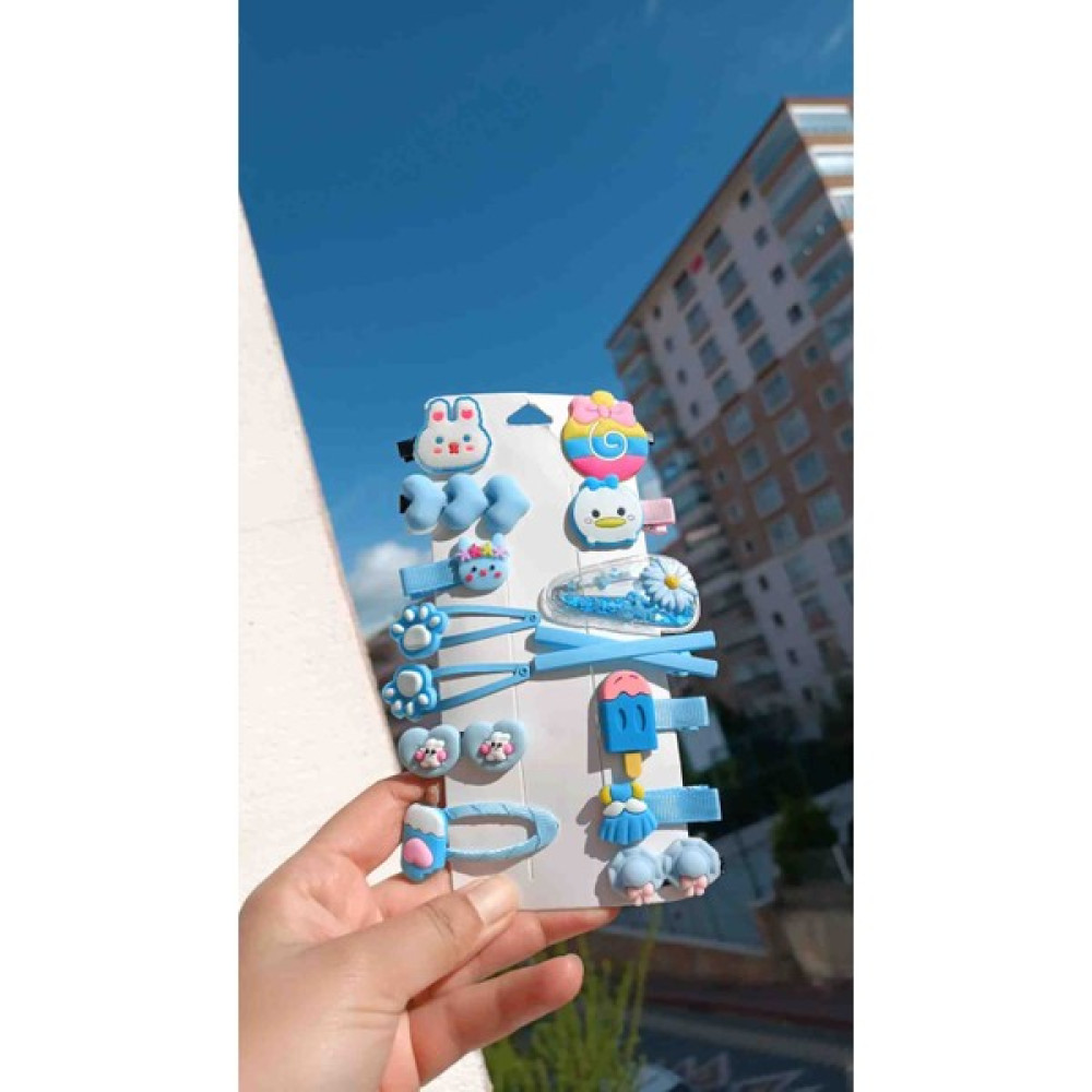 Emk Shop 14'lü Pensli Çıt Çıtlı Toka Seti Toka, Taç & Saç Bandı Fiyatı