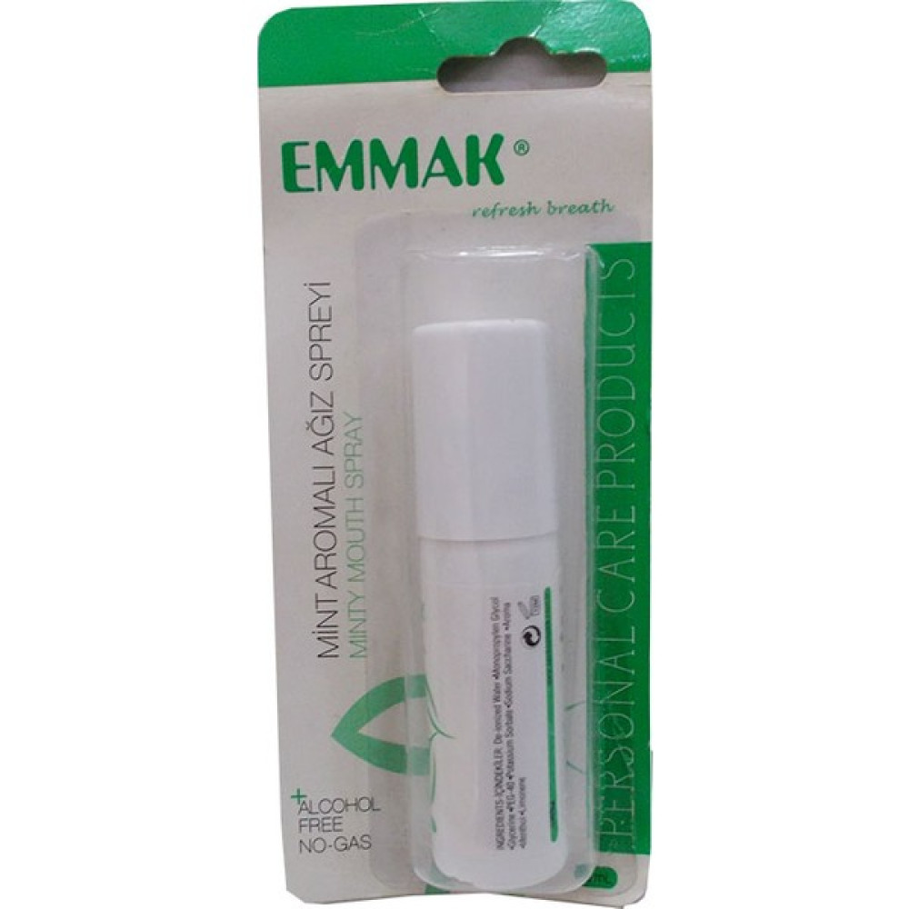 Emmak Mint Aromalı Ağız Spreyi 15Ml Ağız Gargara ve Spreyi Fiyatı