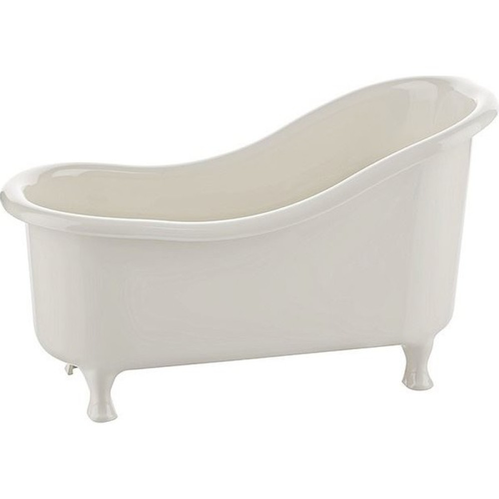 Emofom Banyo Düzenleyici Dekoratif Mini Küvet Diş Fırçalık Sabunluk Lif Kabı Duş Düzenleyici Organizer - Krem Eşya Saklama / Düzenleme Fiyatı