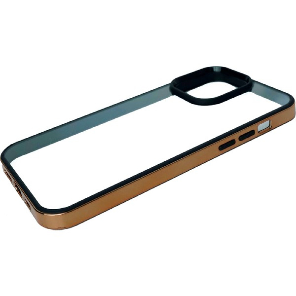 Emosse Apple iPhone 14 Pro Max Uyumlu Kamera Korumalı Yarı Şeffaf Kılıf Seramik Kırılmaz Cam - Gold Cep Telefonu Kılıfı Fiyatı