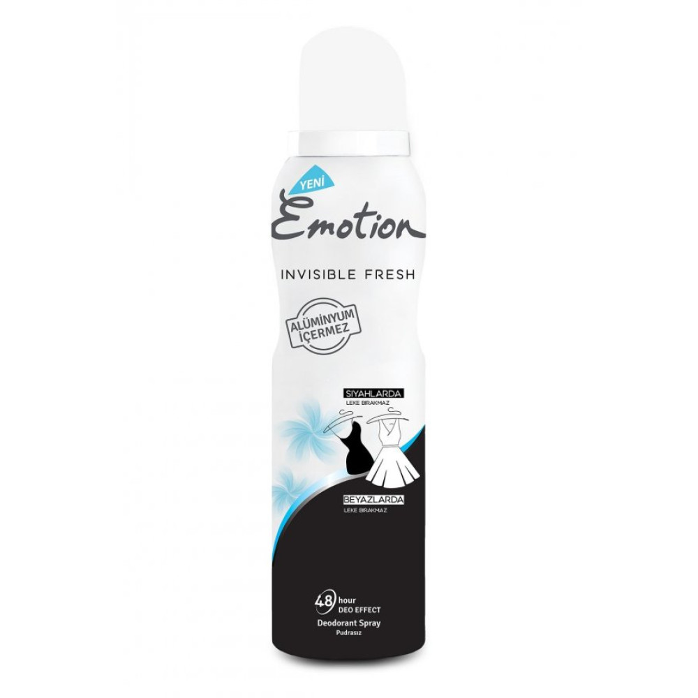 Emotion Bayan Deodorant 150Ml Invisible Fresh Sağlık / Bakım / Kozmetik Fiyatı