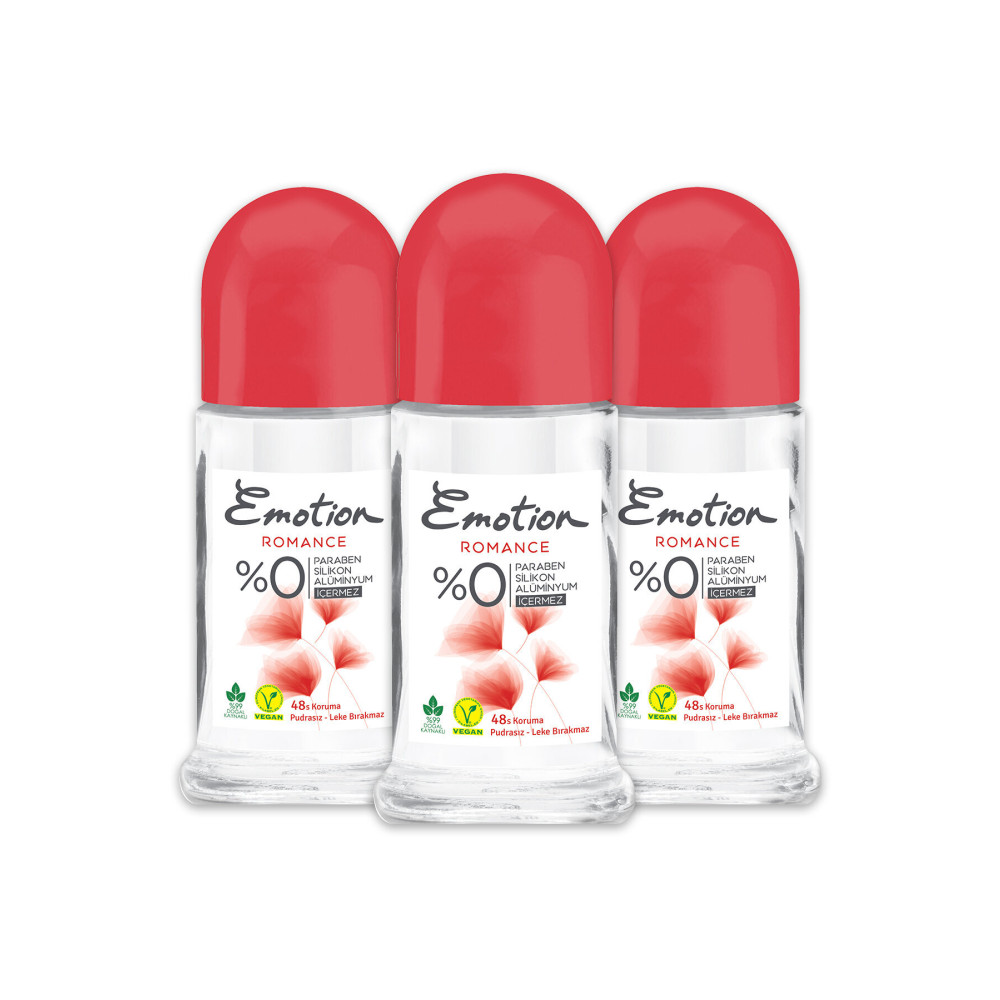 Emotion Romance Roll On 3x50ml Roll-Onlar Fiyatı