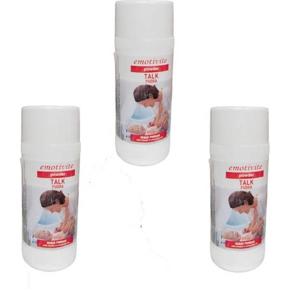 Emotivite Talk Pudrası 100 Gr. x 3 Adet Bebek Pudra Fiyatı
