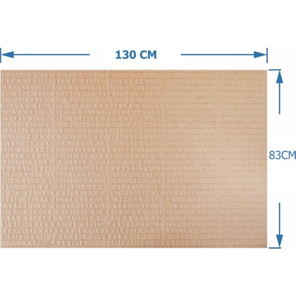 Empa 83 x 130 cm - 6 mm - 12'li Paket Oluklu Mukavva Karton Proje Kartonu - Hobi Kartonu - Kahve Yardımcı Malzeme Fiyatı