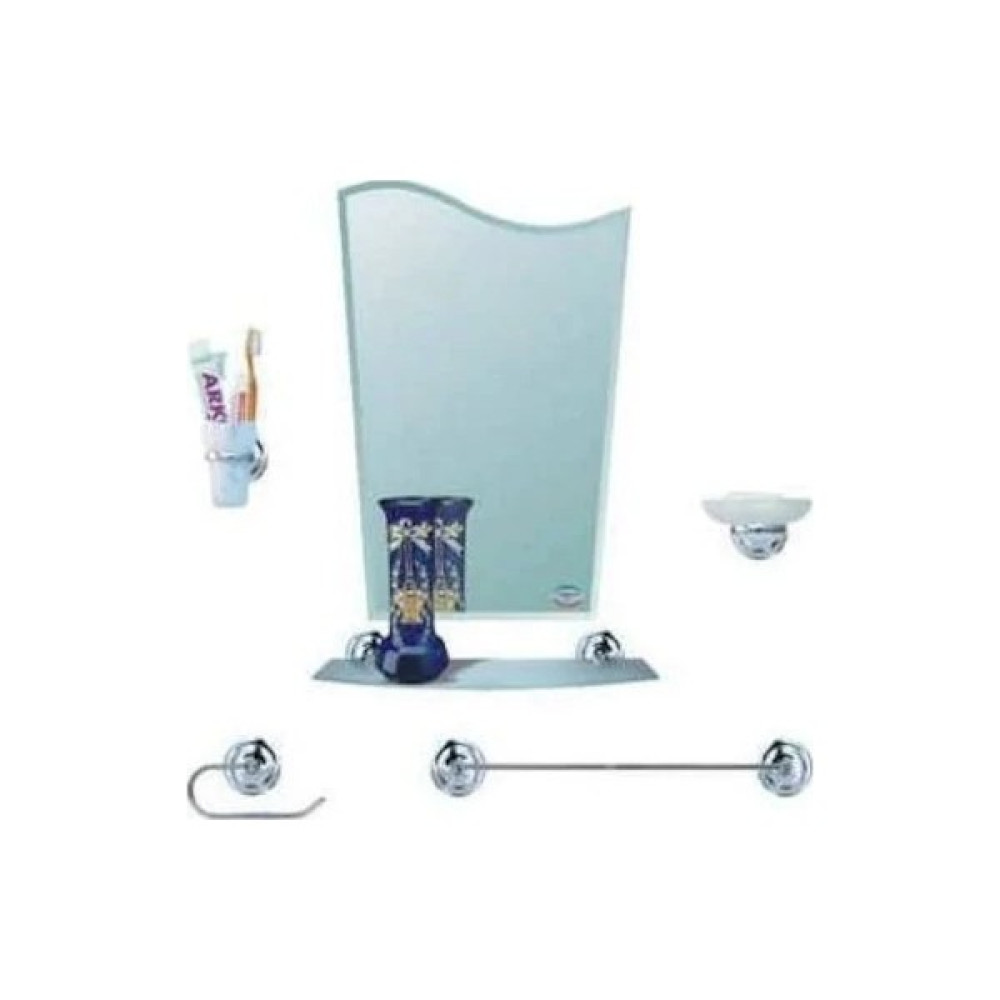 Empa Krom Banyo Ayna Seti Bayrak Modeli + Bornozluk Banyo Aynası Fiyatı
