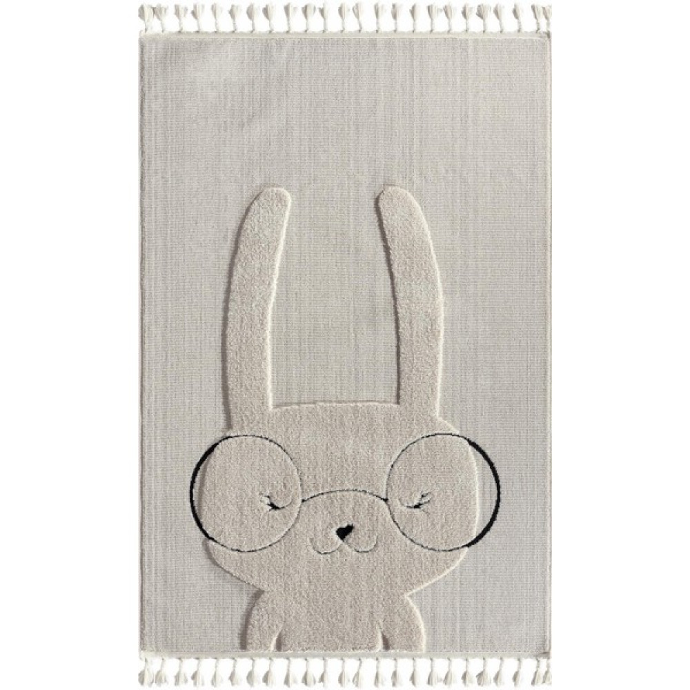 Empera Kids Bunny Tavşan Figürlü Krem Çocuk Odası Halısı - 160 x 230 cm Bebek Odası Halı Fiyatı