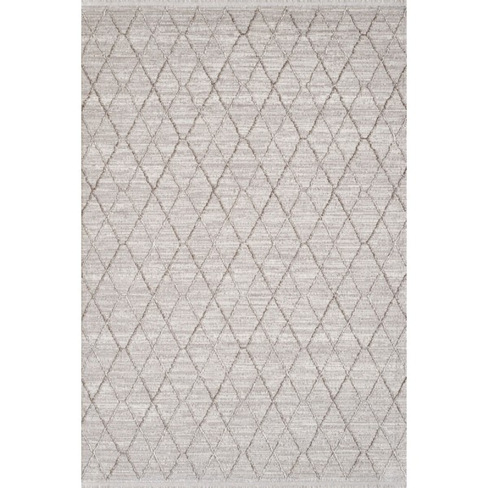 Empera Nera - Pebble Takma Saçaklı Modern Halı - Renkli - 80 x 150 cm Salon Halısı Fiyatı