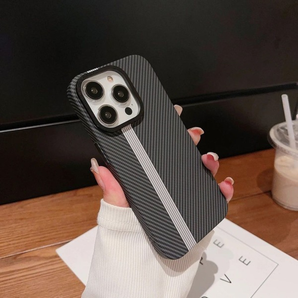 Empo Cases Apple iPhone 15 Pro Max Uyumlu Carbon Magsafe Vıp Kılıf - Graphite Cep Telefonu Kılıfı Fiyatı