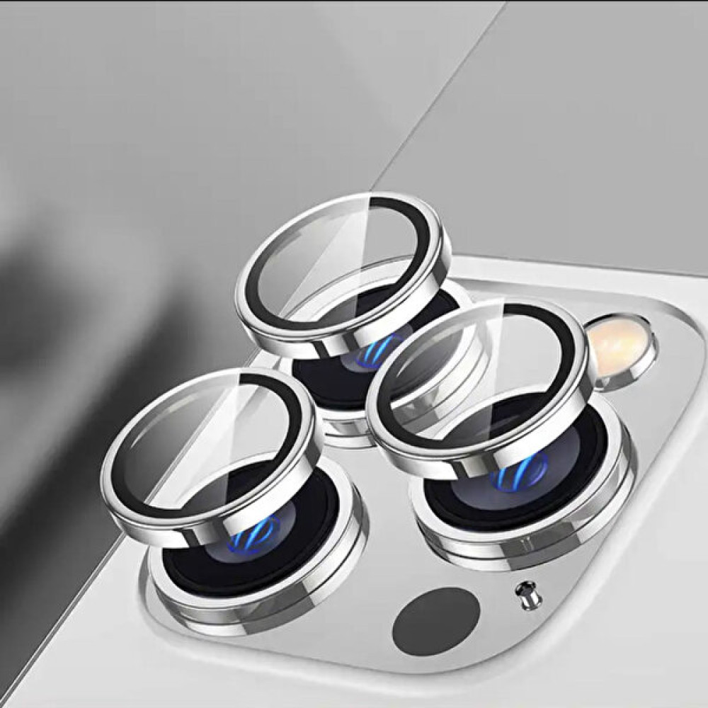 Empo Cases Apple Iphone 15 Pro ve 15 Pro Max Uyumlu %100 Safir Kamera Lens Koruyucu - Beyaz Cep Telefonu Aksesuarı Fiyatı