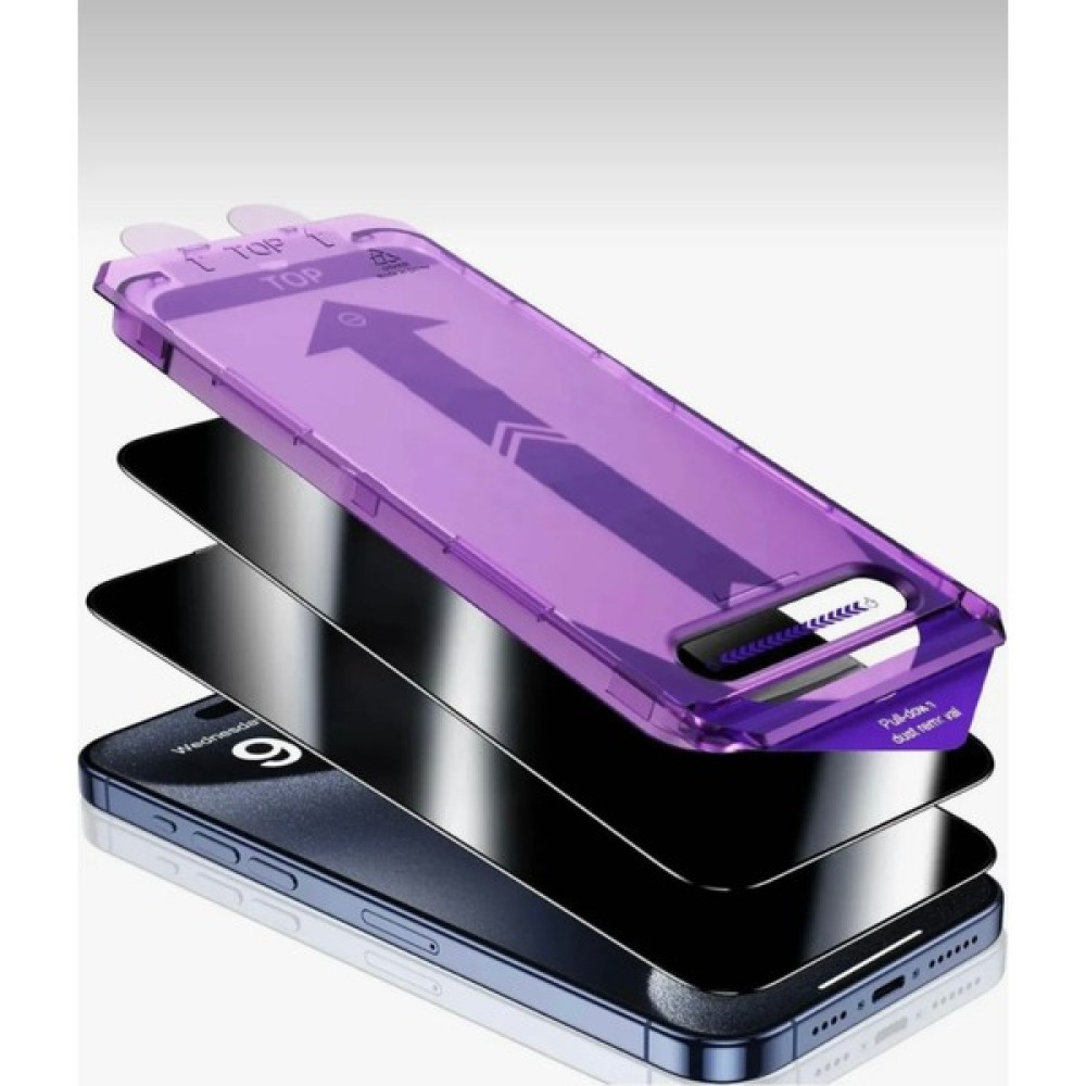 Empo Cases Apple iPhone 16 Pro Uyumlu Ekran Koruyucu Takma Aparatlı Kolay Kurulum - Hayalet Cep Telefonu Ekran Koruyucusu Fiyatı