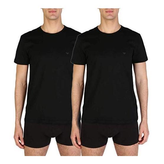 Emporio Armani 111647-07320 Siyah 2'li Erkek T-shirt