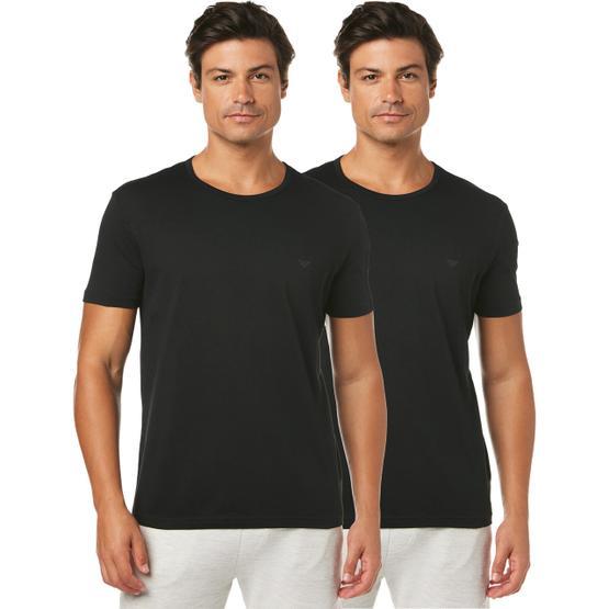 Emporio Armani 111647-07320 Siyah 2'li Erkek T-shirt