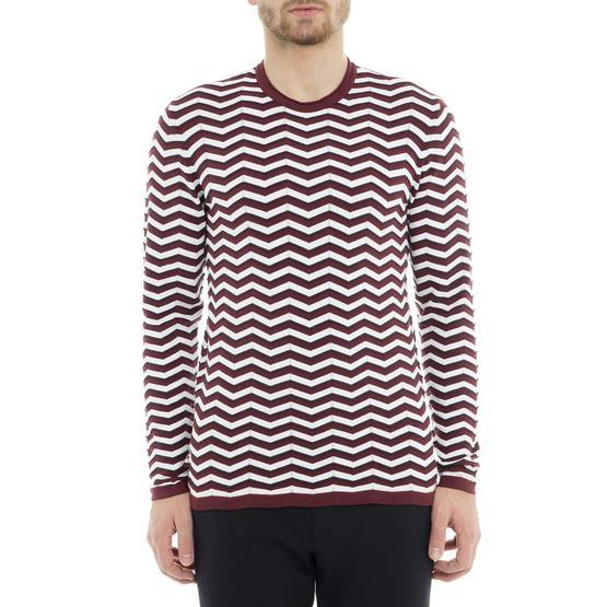 Emporio Armani 3G1MT6 1MWTZ F301 Bordo Erkek Kazak