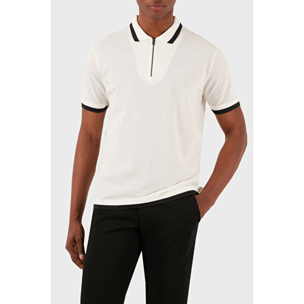 Emporio Armani Pamuklu Regular Fit Fermuarlı Polo Yaka T Shirt Erkek Polo Yaka T Shirt 3D1FE5 1jtkz 0101 Erkek T-shirt Fiyatı