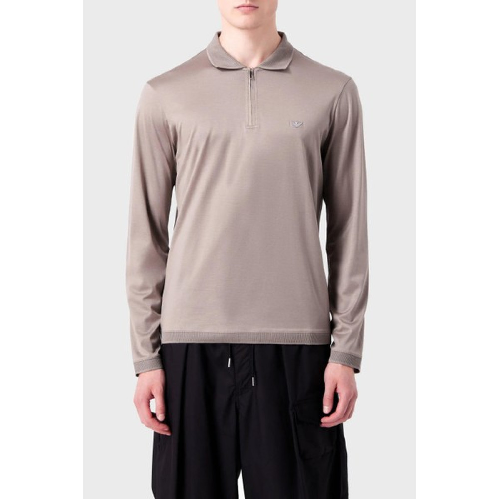 Emporio Armani Regular Fit Fermuarlı Polo Yaka T Shirt Erkek Polo Yaka T Shirt 6R1F85 1juvz 0643 Erkek T-shirt Fiyatı