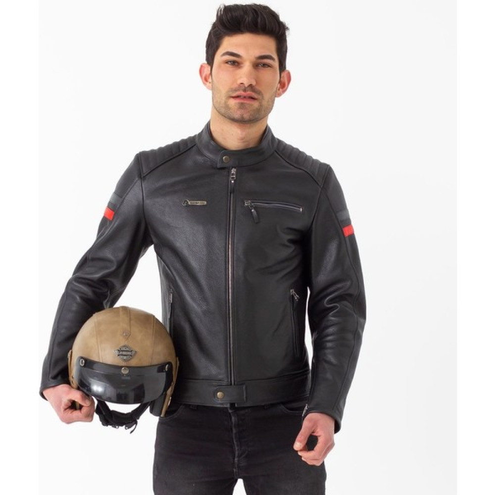 Emporium Retro Motosiklet Deri Mont - XL - Siyah Motorsiklet Montları Fiyatı