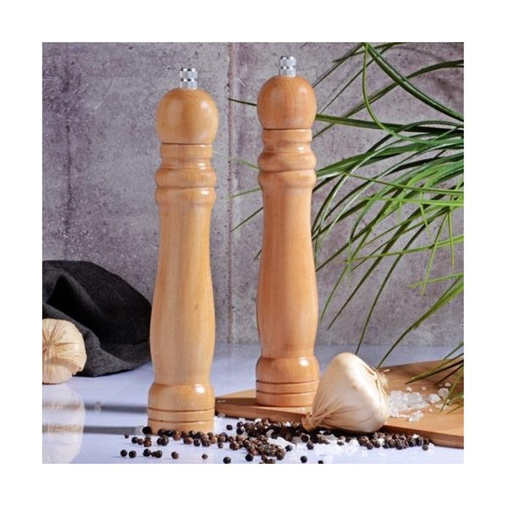 Emr Ahşap Öğütücü - Tuz Karabiber Öğütücüsü Büyük 25,5 Cm(Tekli) Baharat Setleri & Baharatlıklar Fiyatı